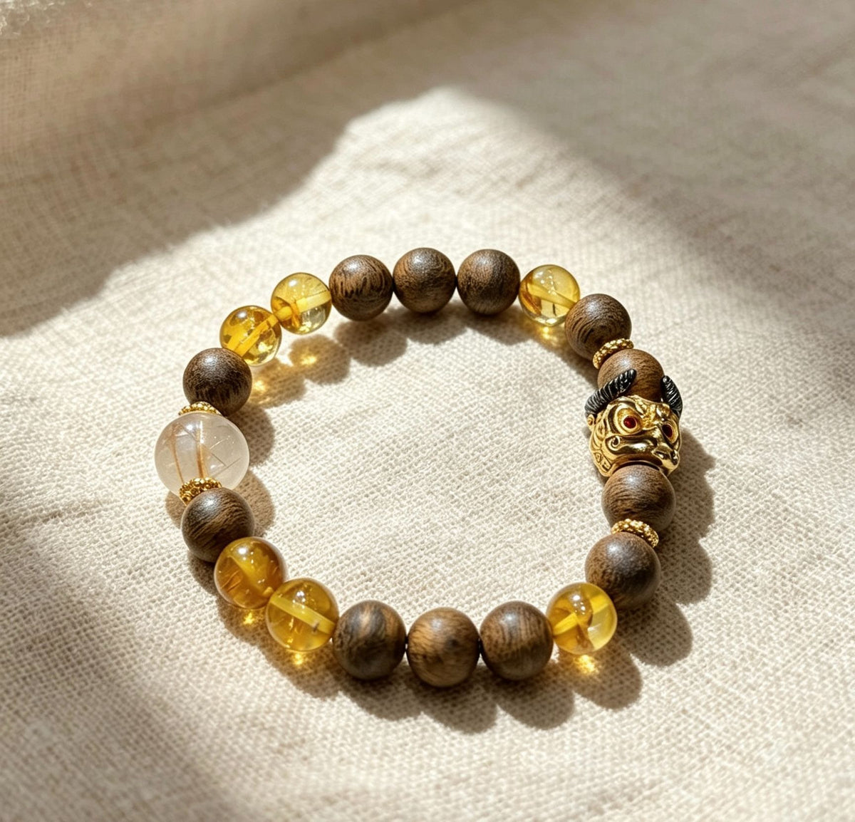 Buddha Heart bodhi inspired Huidong Green Kynam agarwood bracelet - image 5